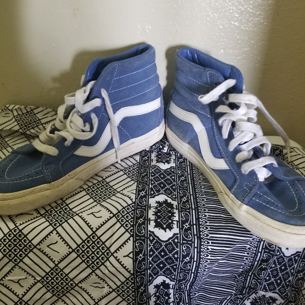 blue high top vans